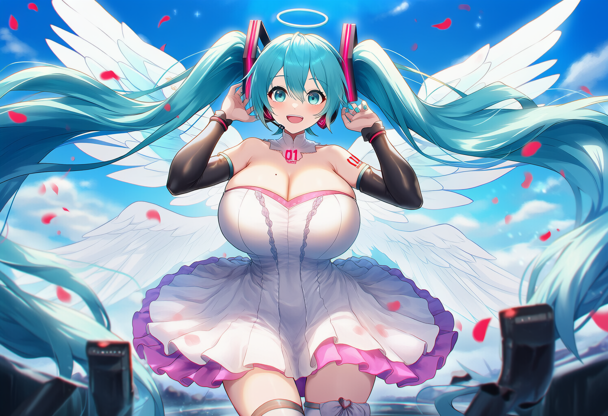 ボカロ　えれくとりっく・えんじぇぅ　初音ミク（爆乳版）