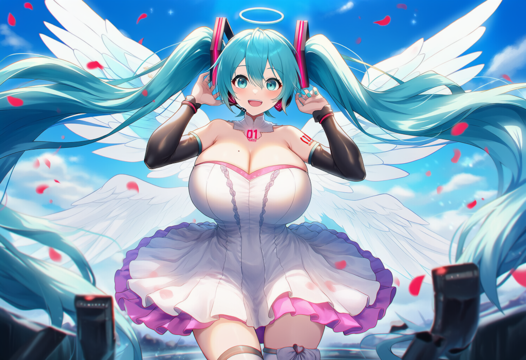 ボカロ　えれくとりっく・えんじぇぅ　初音ミク（爆乳版）