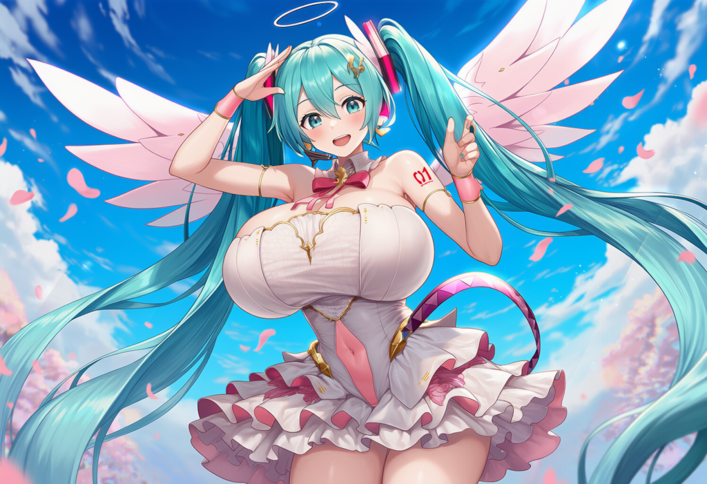 ボカロ　えれくとりっく・えんじぇぅ　初音ミク（爆乳版）