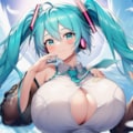 ボカロ　えれくとりっく・えんじぇぅ　初音ミク（爆乳版） 6枚目