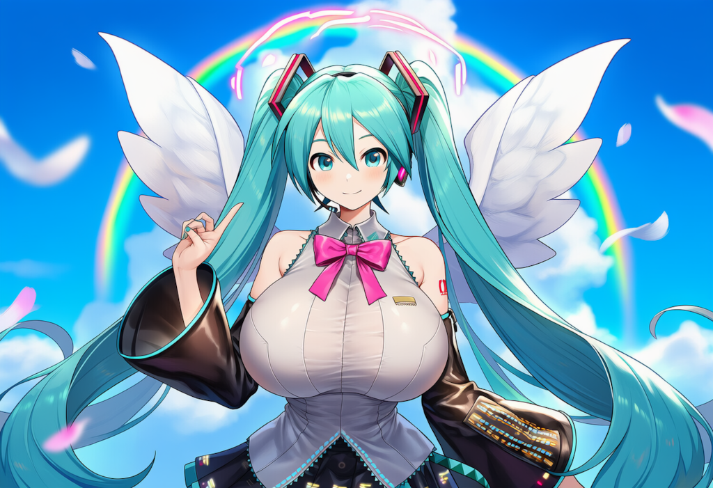 ボカロ　えれくとりっく・えんじぇぅ　初音ミク（爆乳版）