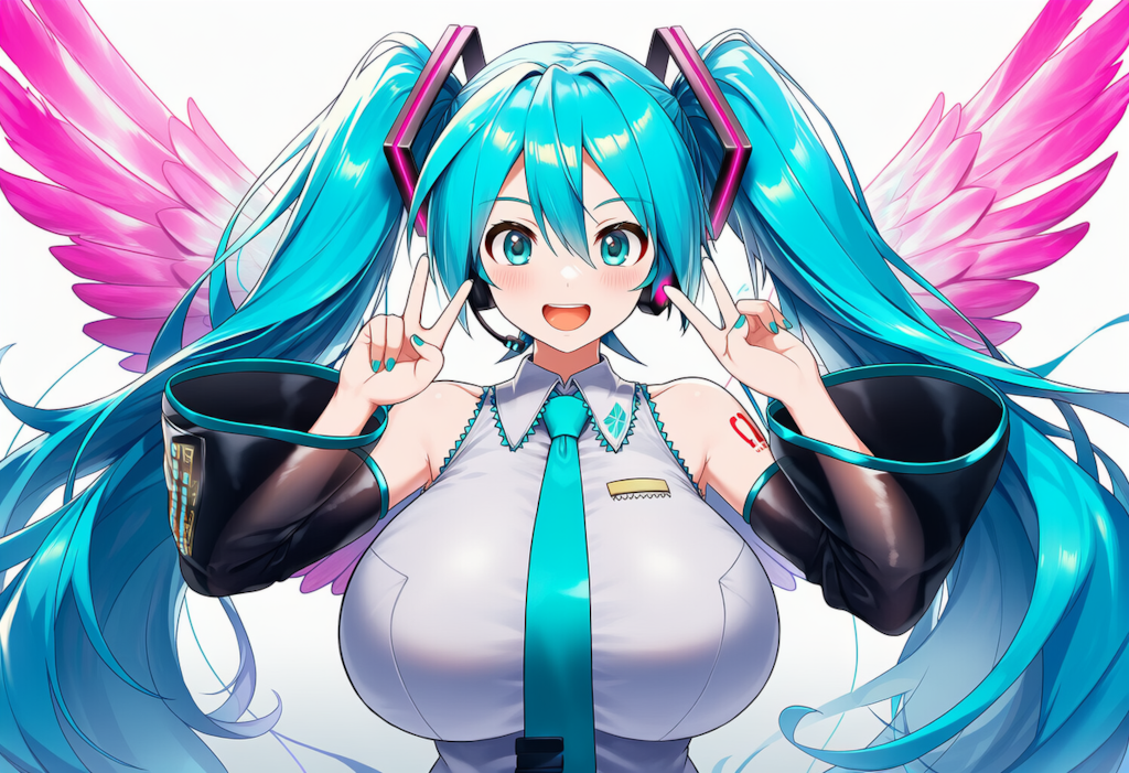 ボカロ　えれくとりっく・えんじぇぅ　初音ミク（爆乳版）