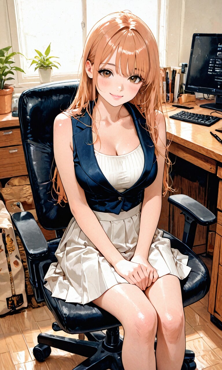 僕のデスクのとなりの痩せてるくせに | の人気AIイラスト・グラビア