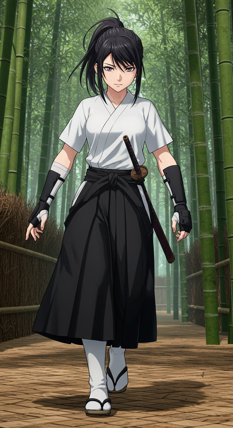 和装武闘派女探偵　（ImageFX土産）