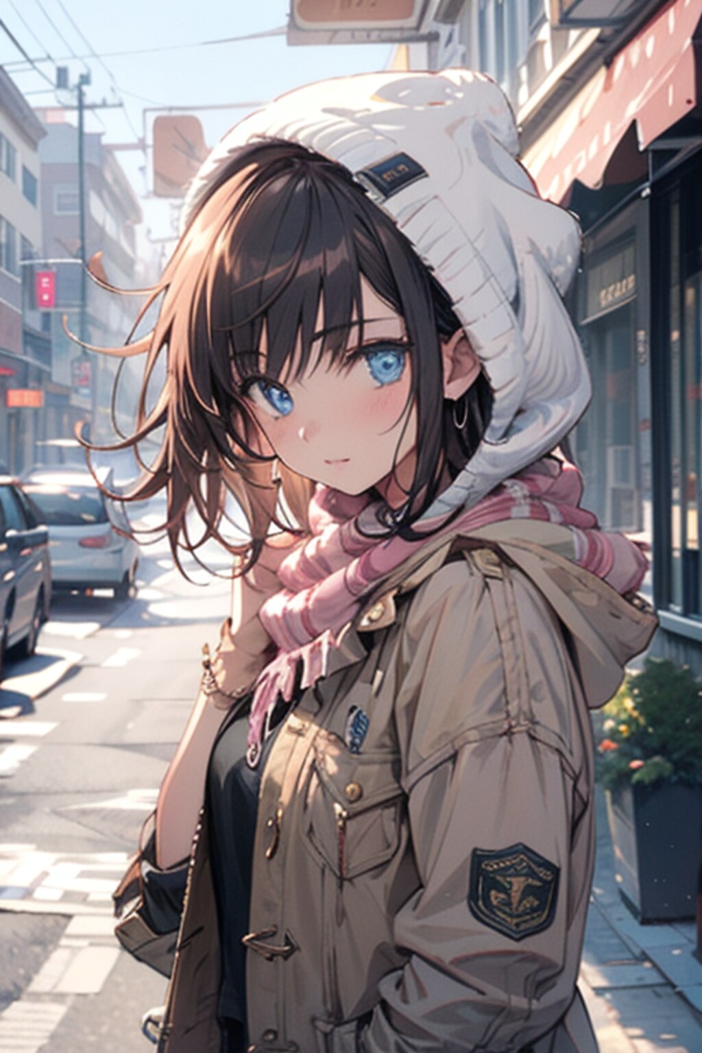 今日も寒いです