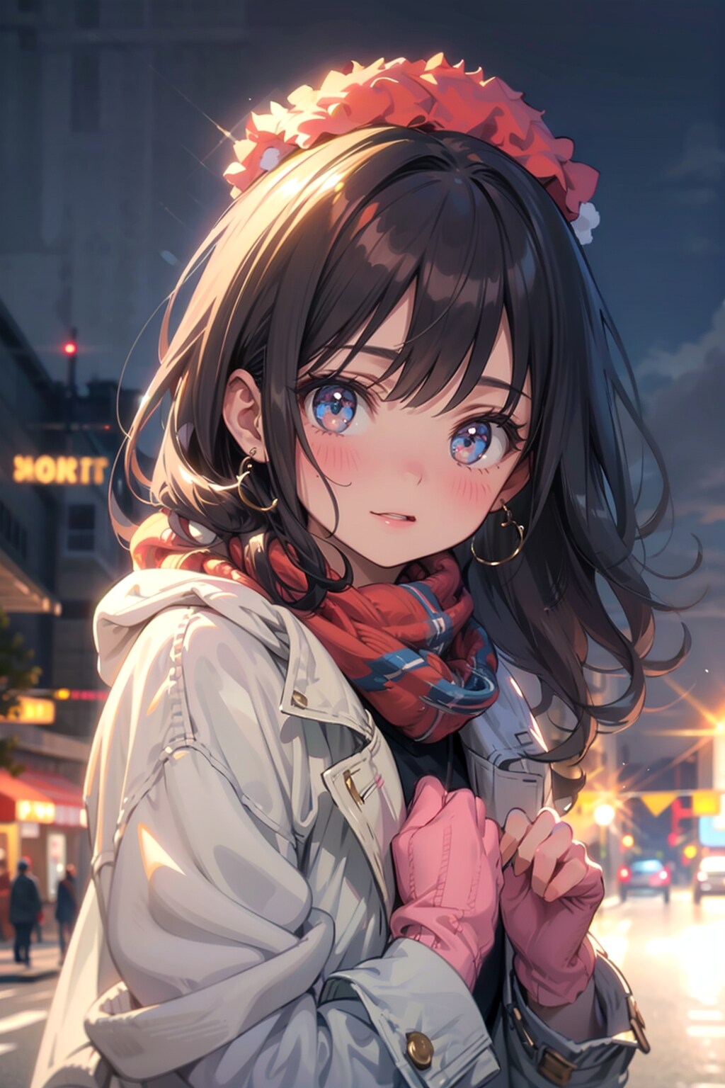 今日も寒いです