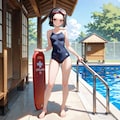 スク水再び 2枚目
