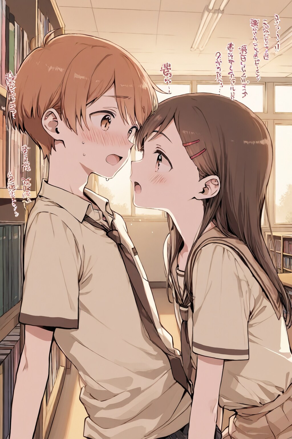 ねえねえ?　なんでさっきからずっと私を見てるの?