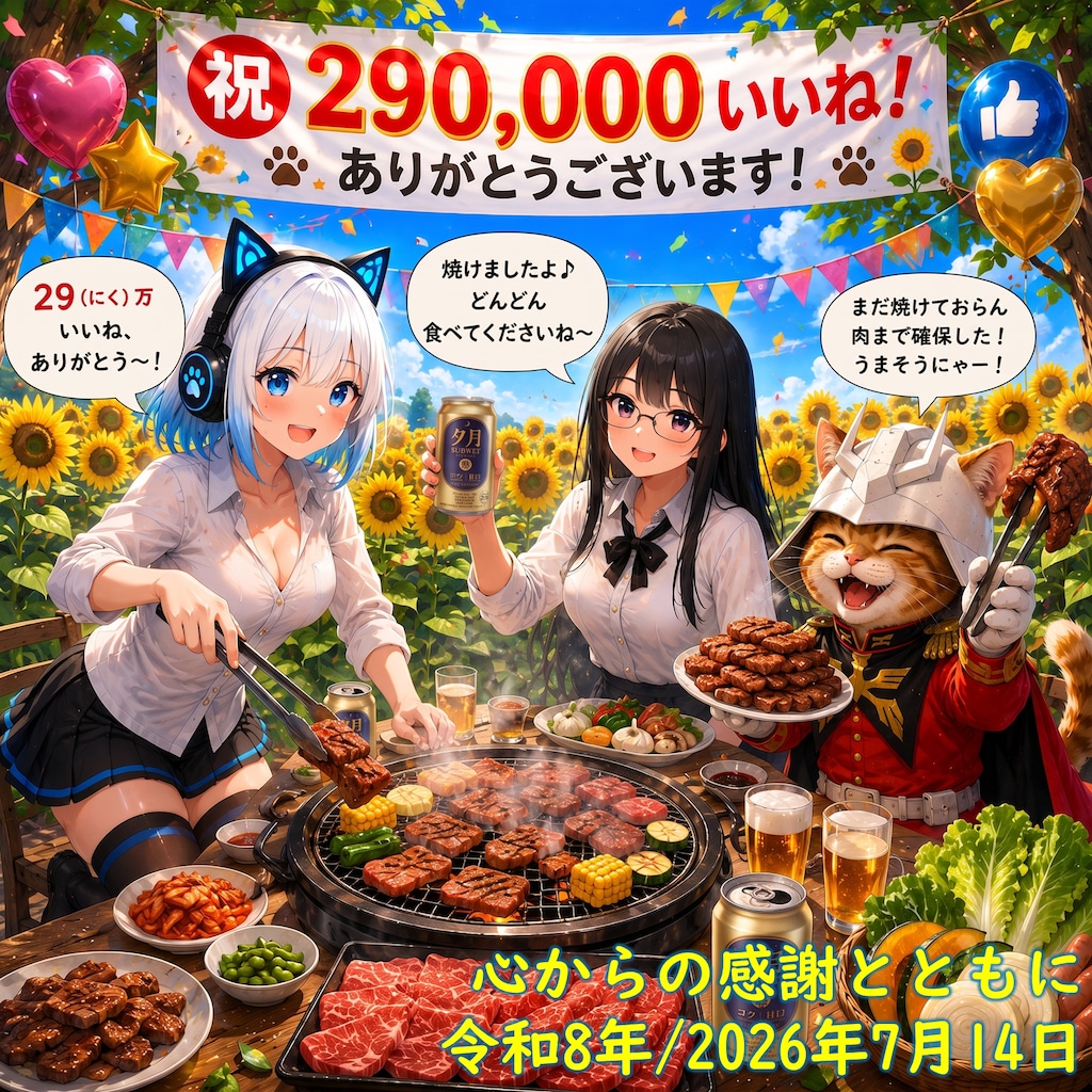 29万いいね突破有り難うございます。