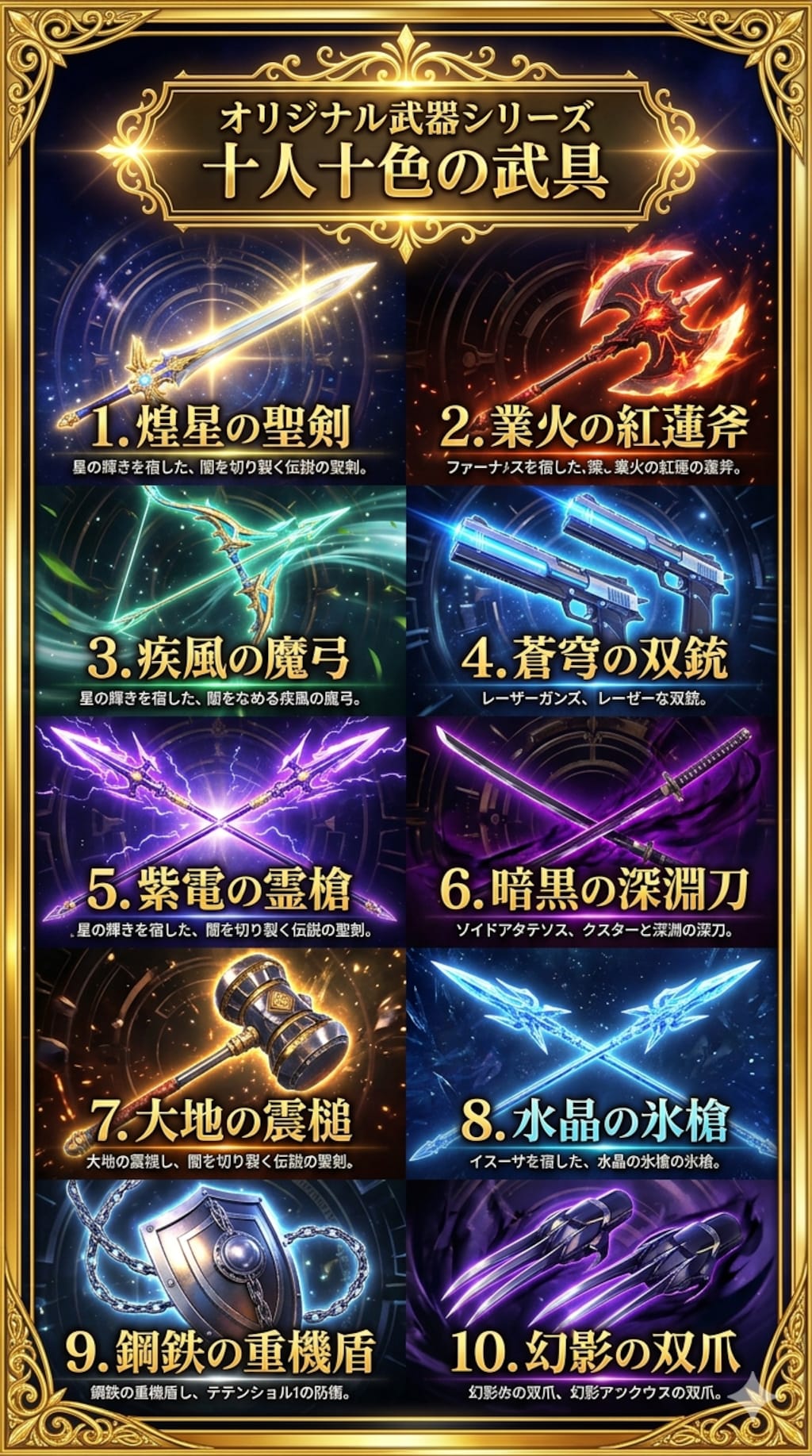 オリジナル武器
