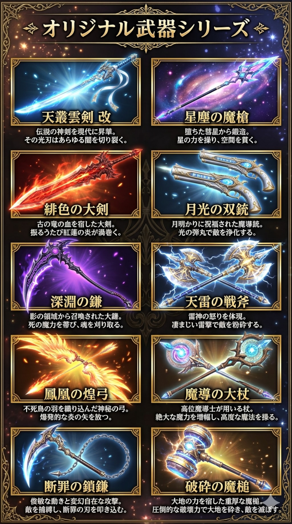オリジナル武器