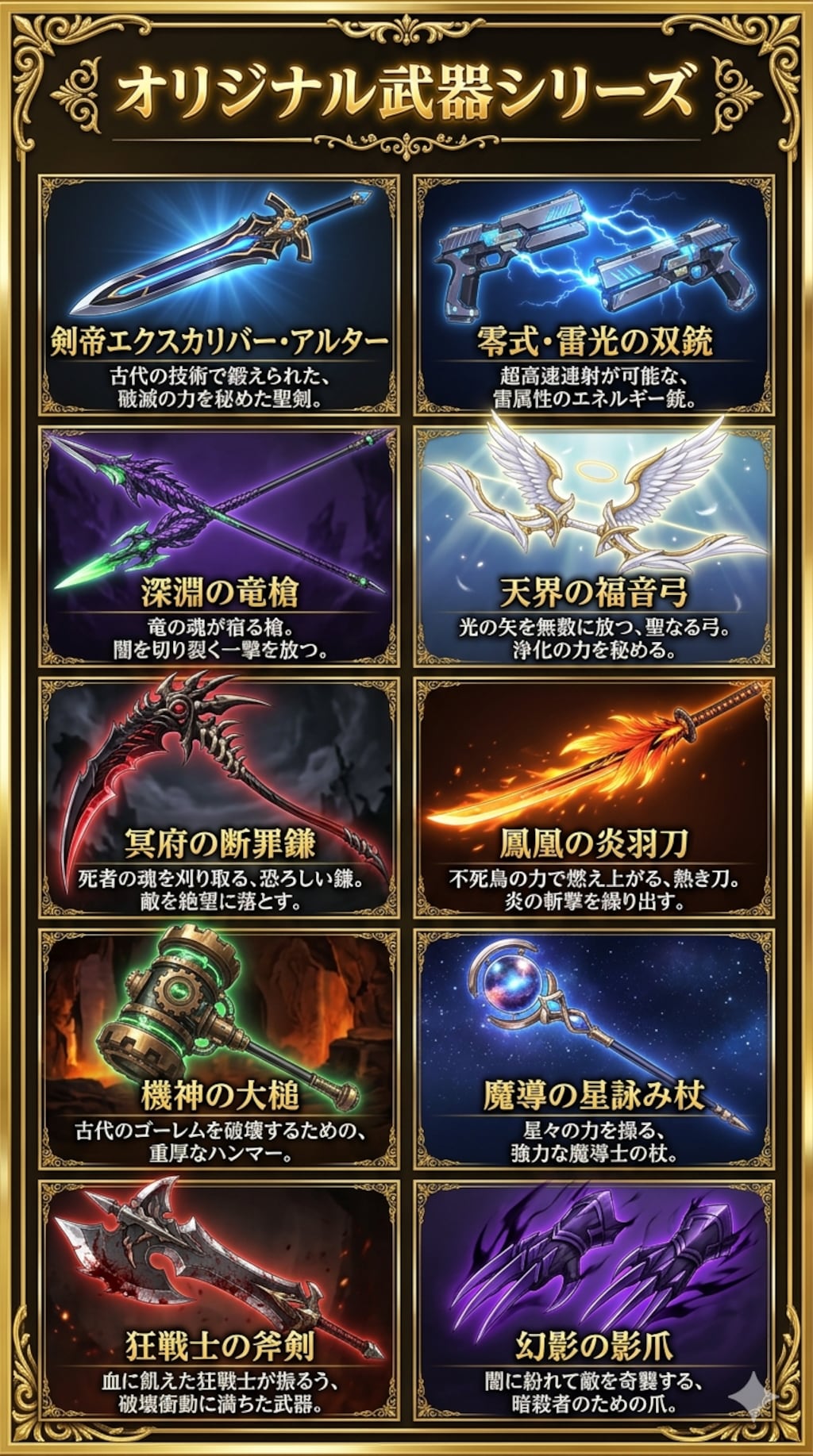 オリジナル武器