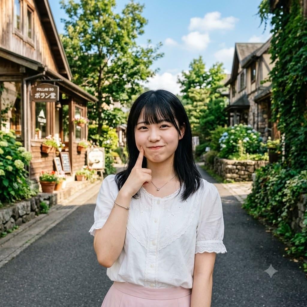 ほっぺに手を当てる理由