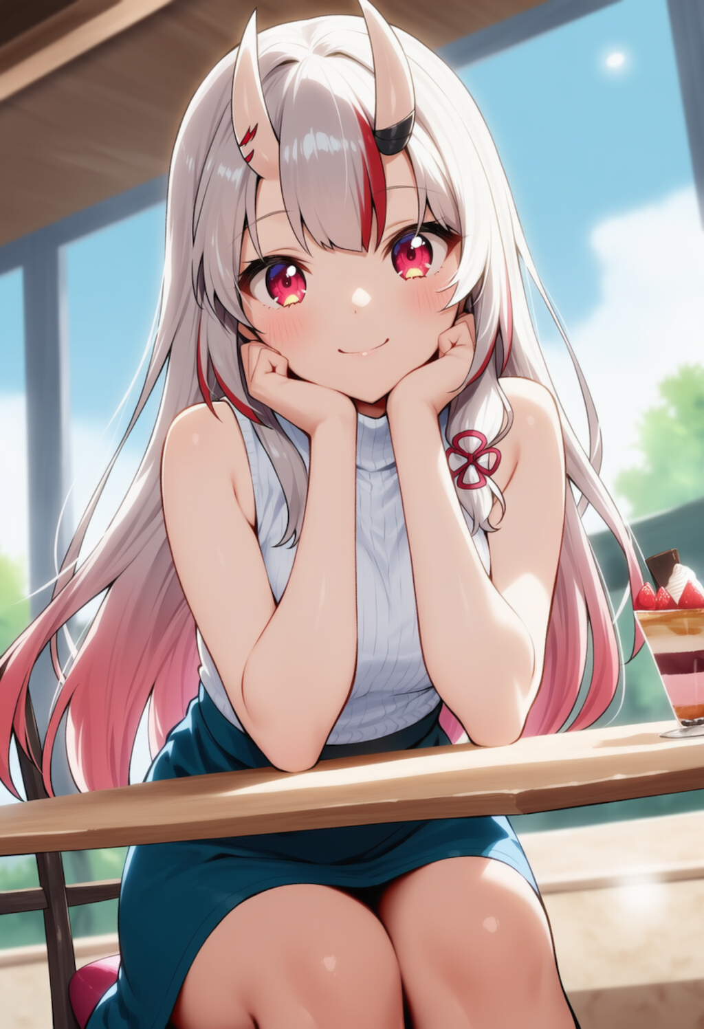 カフェデート♡（百鬼あやめ）