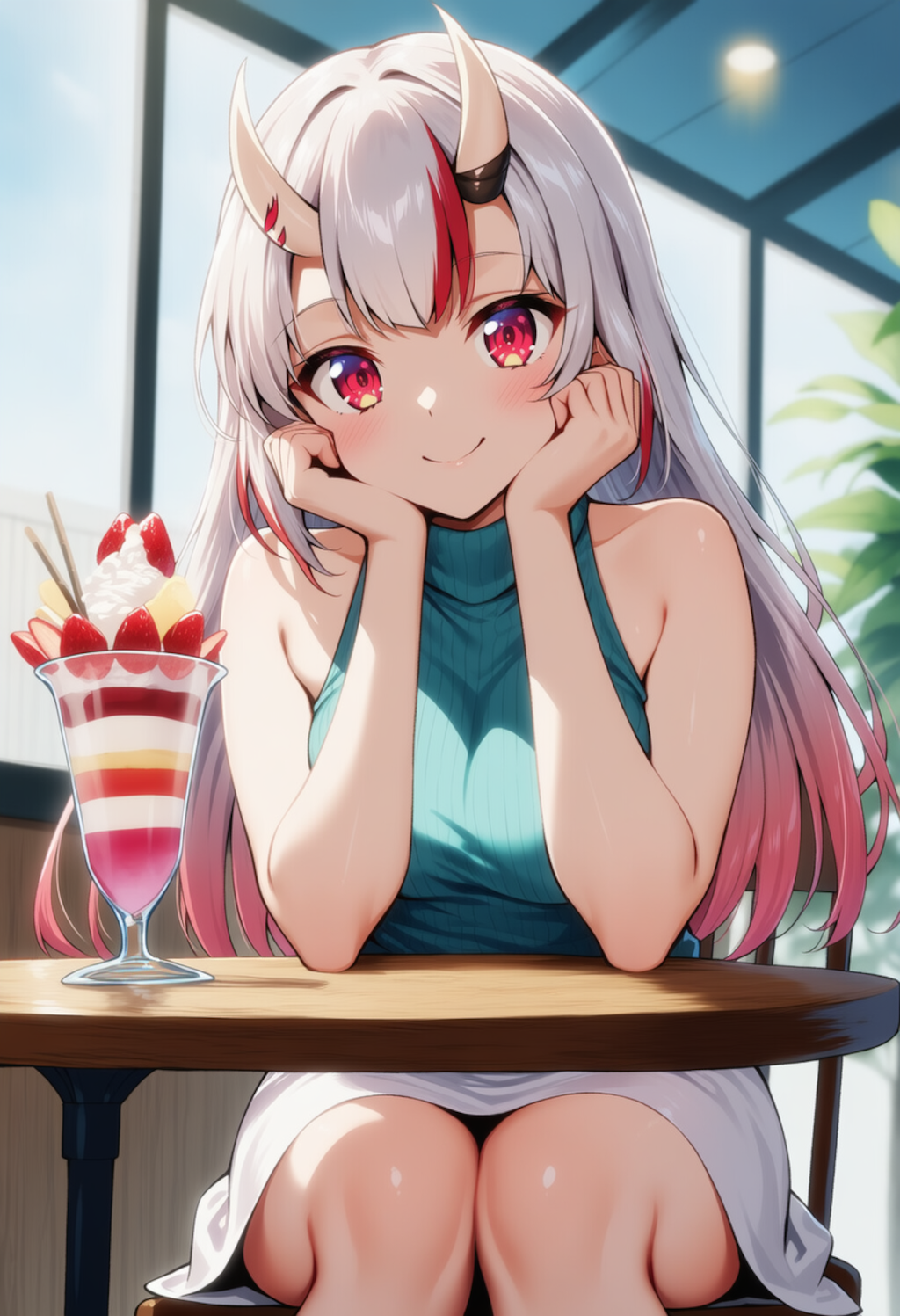 カフェデート♡（百鬼あやめ）