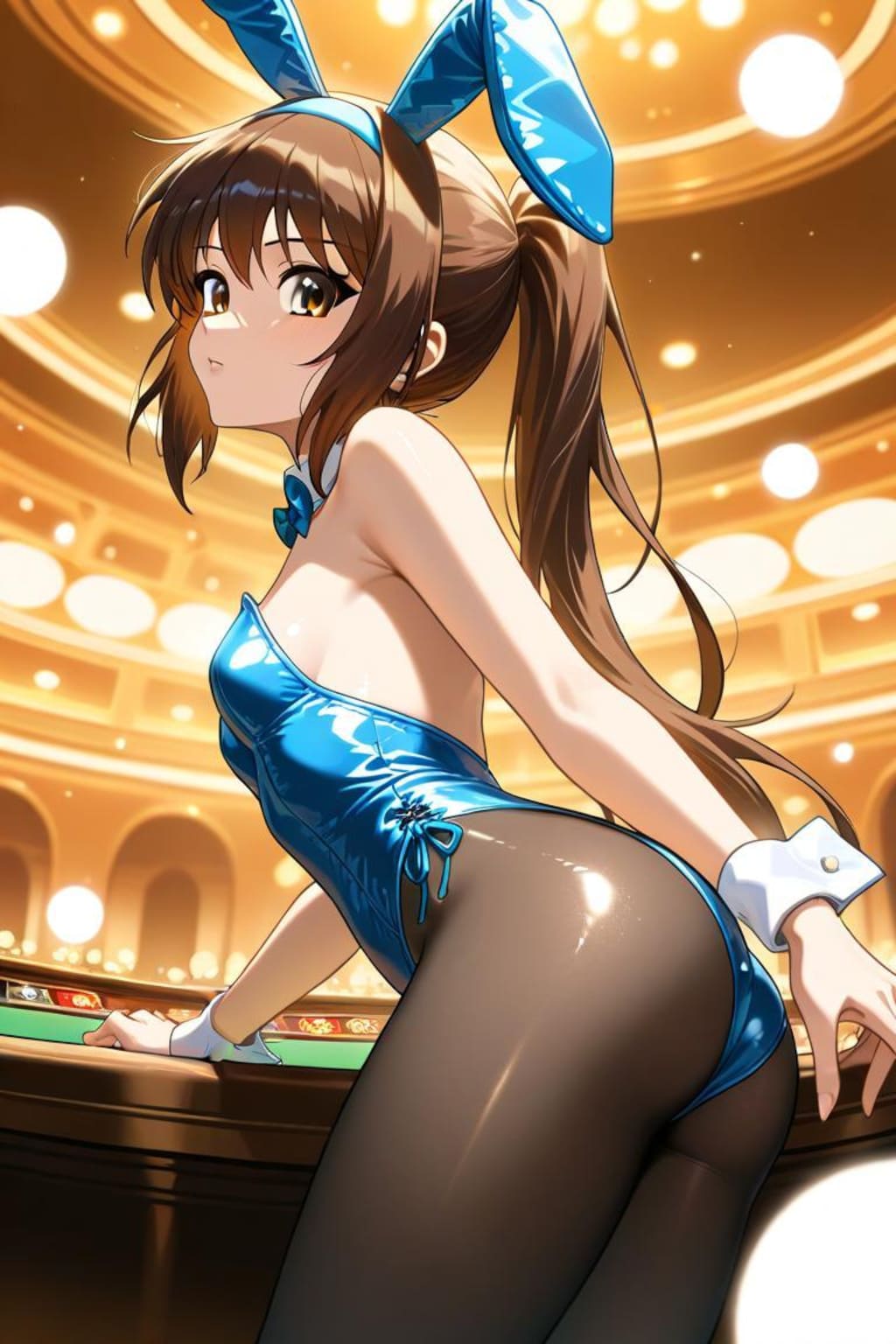 涼宮ハルヒの憂鬱　キョン子　バニーガール