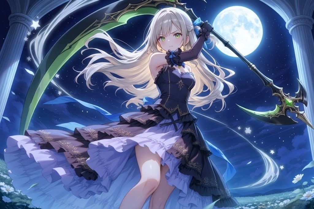 月夜の鎌使い