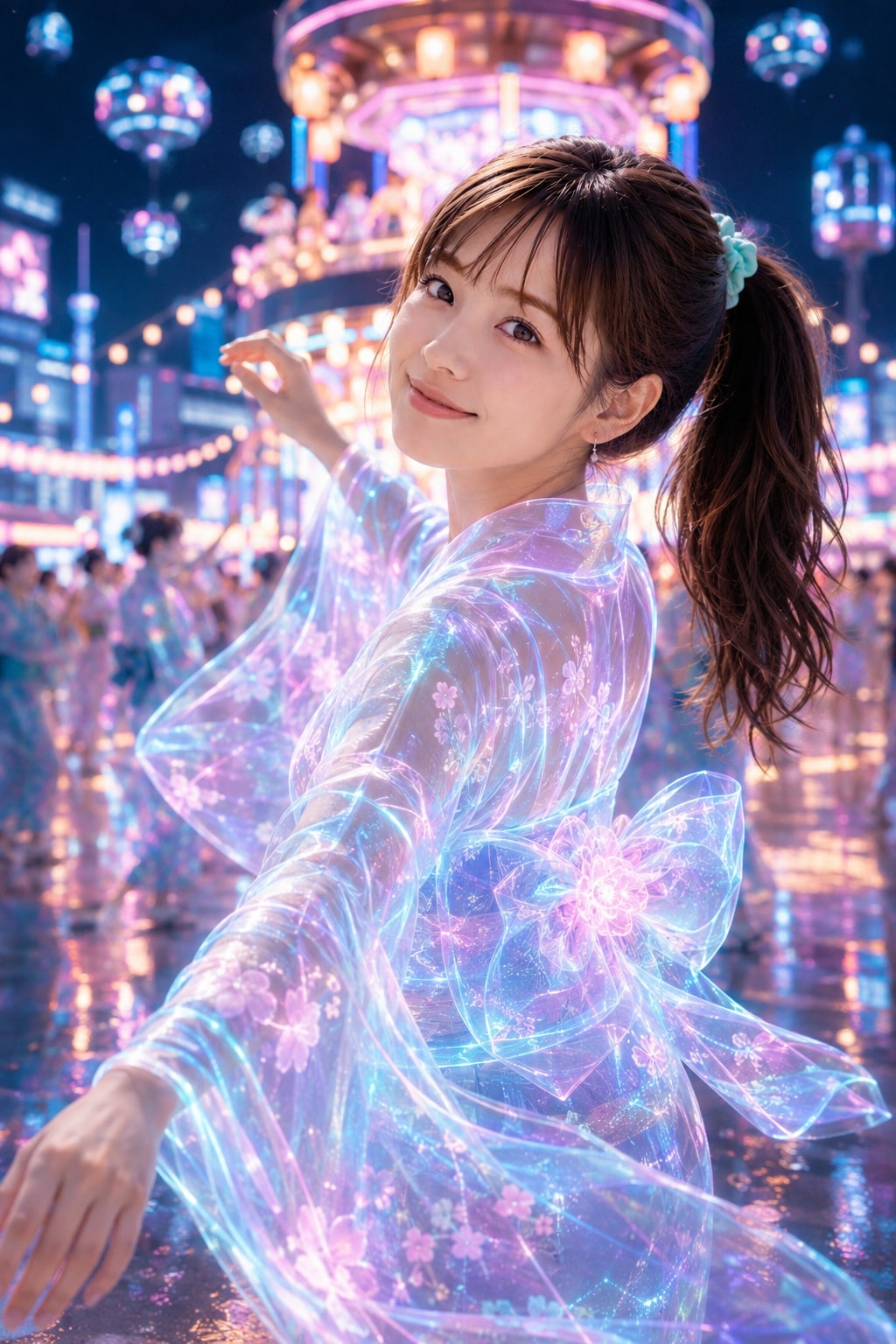 近未来の夏祭り