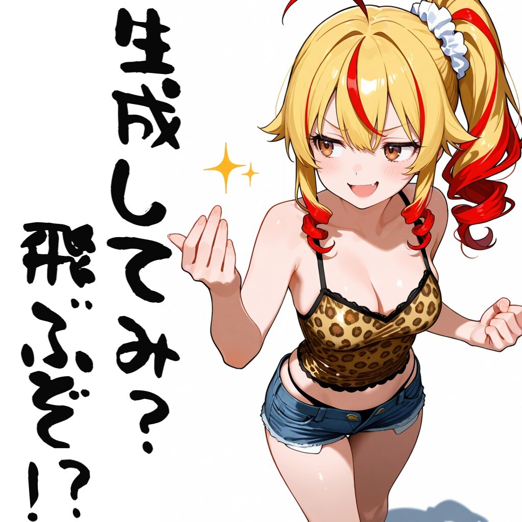 生成してみ？飛ぶぞ！？