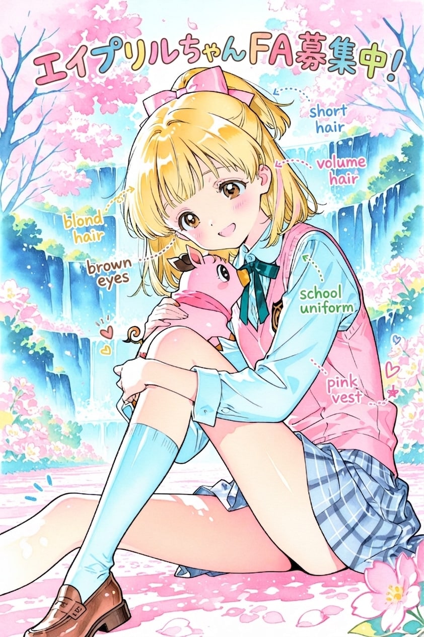【4月FA募集】４月生まれのエイプリルちゃん