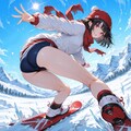 ブルマでスノボ　~ 黒髪ボブのブルマ娘７９ ~ 5枚目