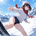 ブルマでスノボ　~ 黒髪ボブのブルマ娘７９ ~ 2枚目
