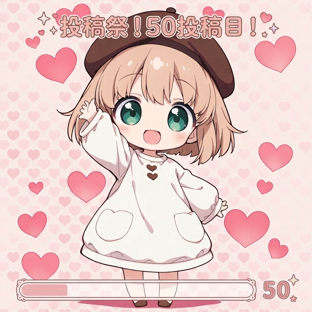 投稿祭！50投稿目！！ | の人気AIイラスト・グラビア
