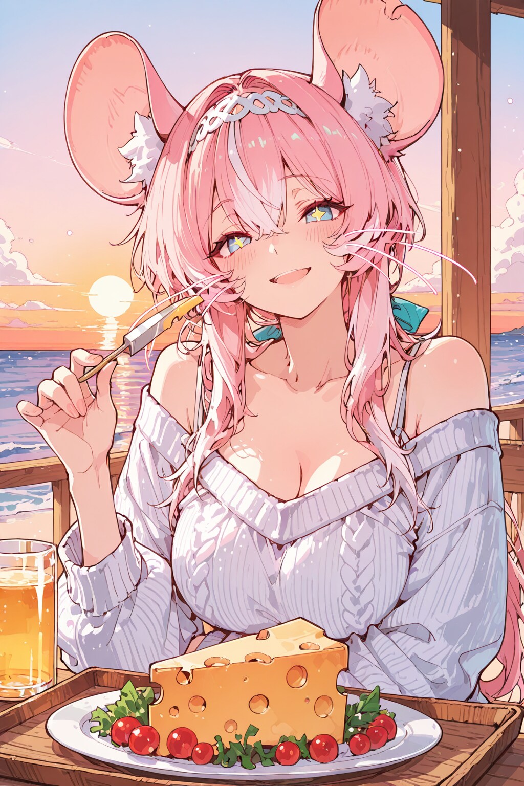 🧀 蒼海離宮の美食家少女：ミミ（Mimi）🐭