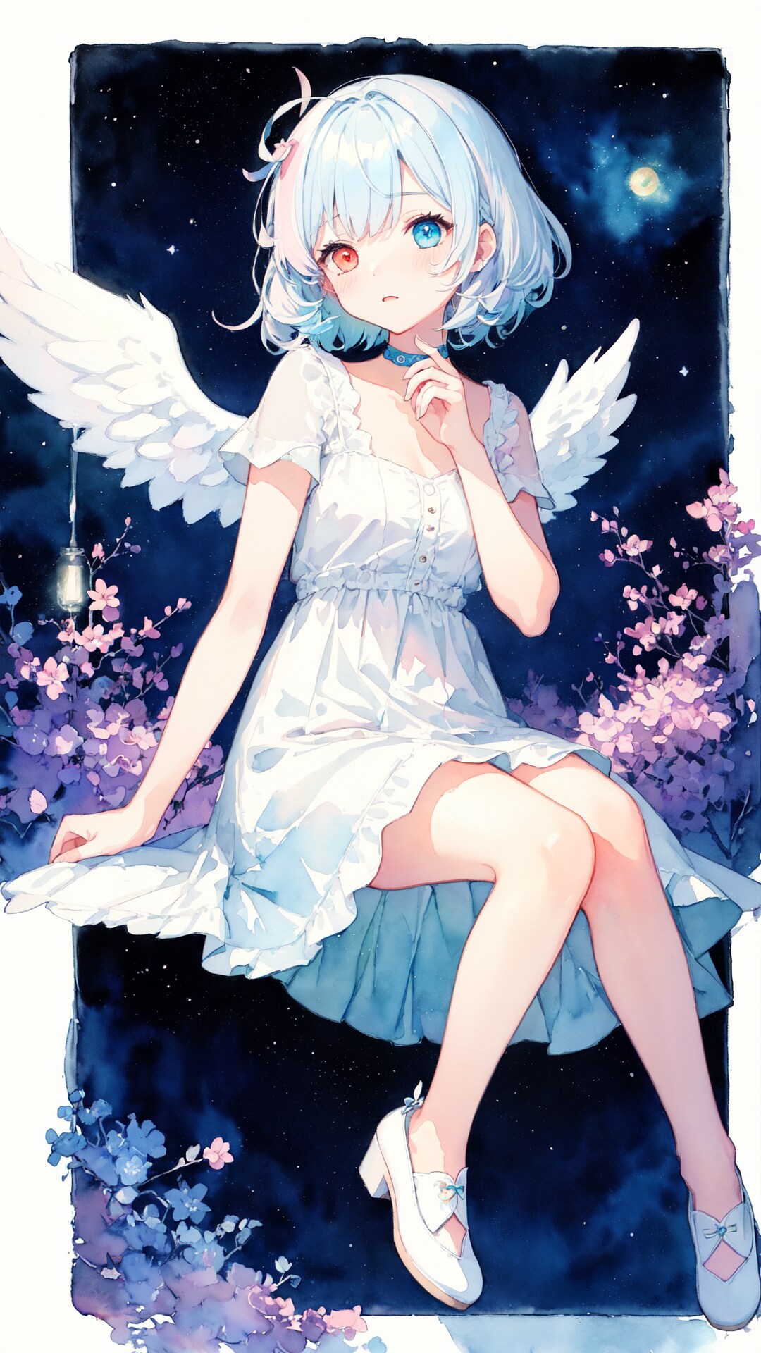 天使様の水彩画