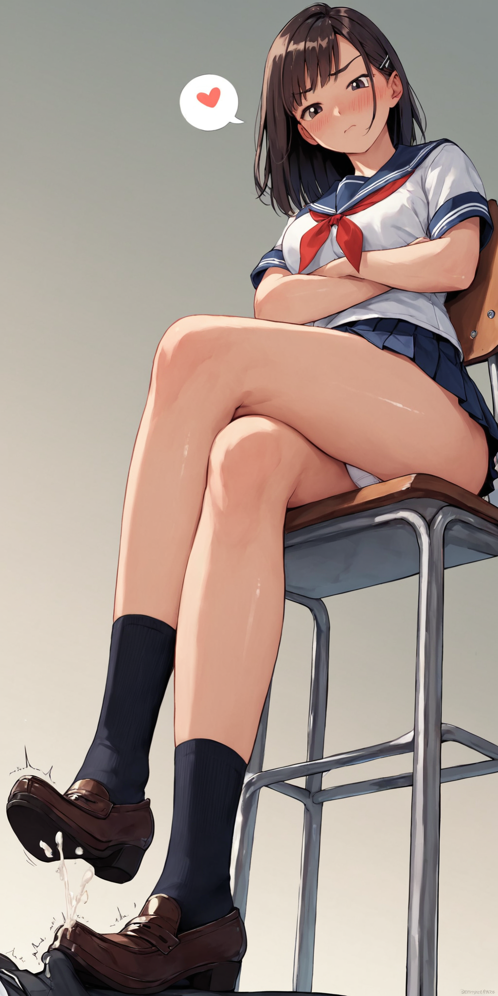 ぐり... ぐり... ピュッっ!!!♡///////////