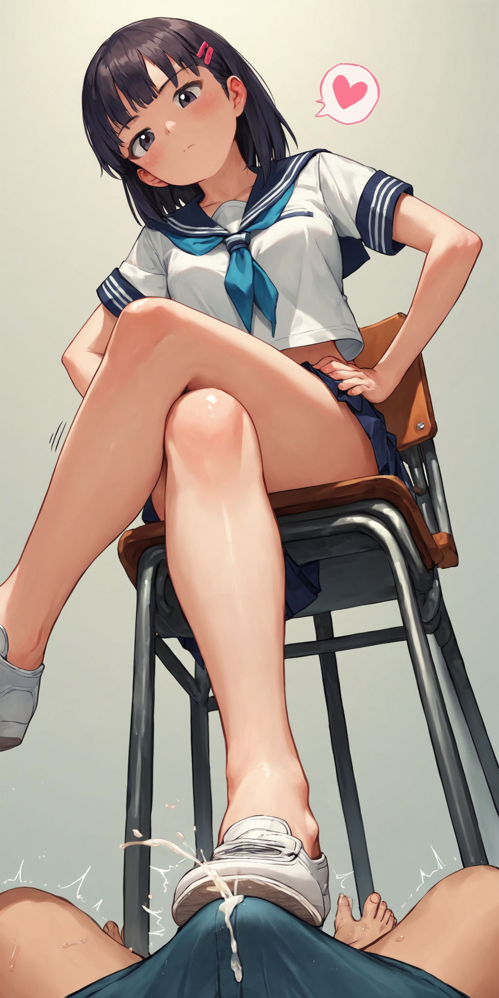 ぐり... ぐり... ピュッっ!!!♡///////////