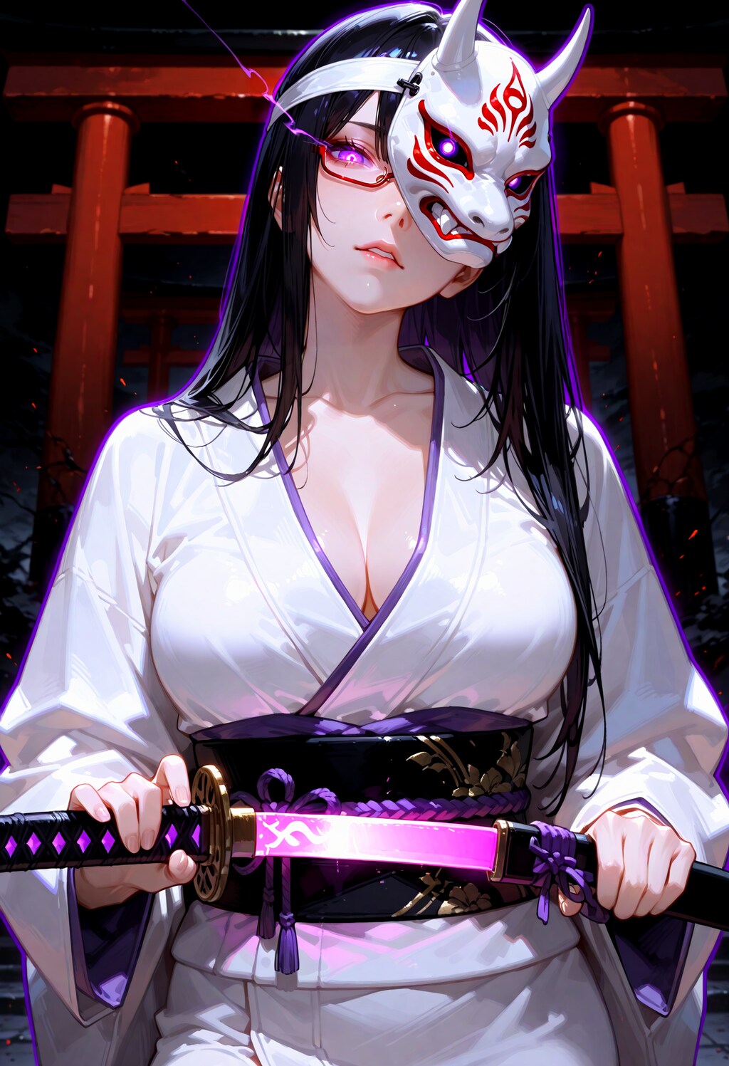 般若コスな真面目ちゃん。