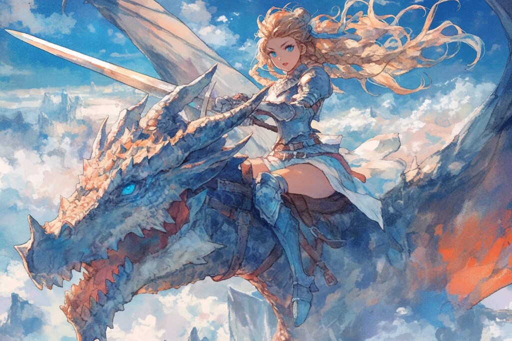 ドラゴンと少女（竜騎士）131