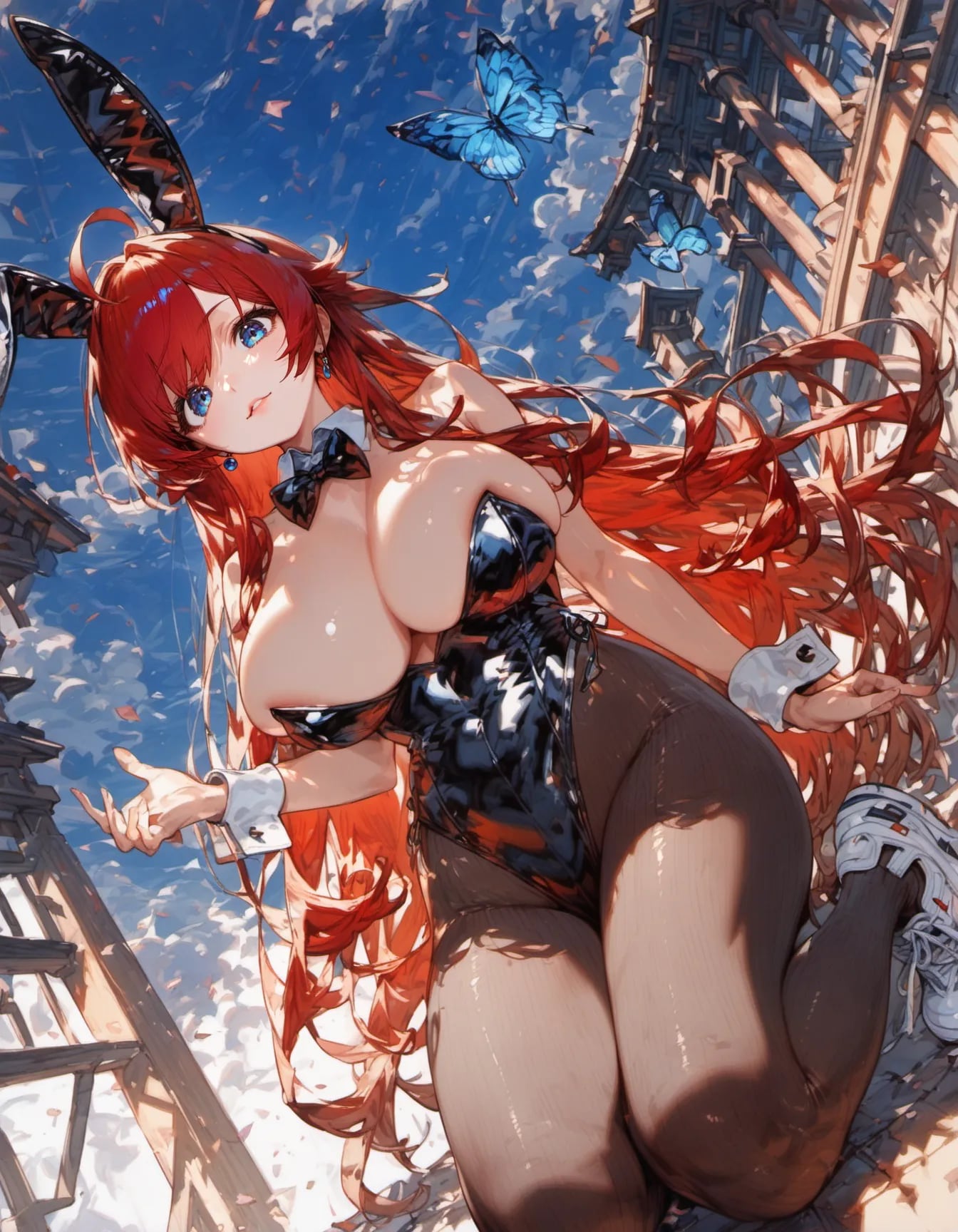 Red Rabbit in the Wind