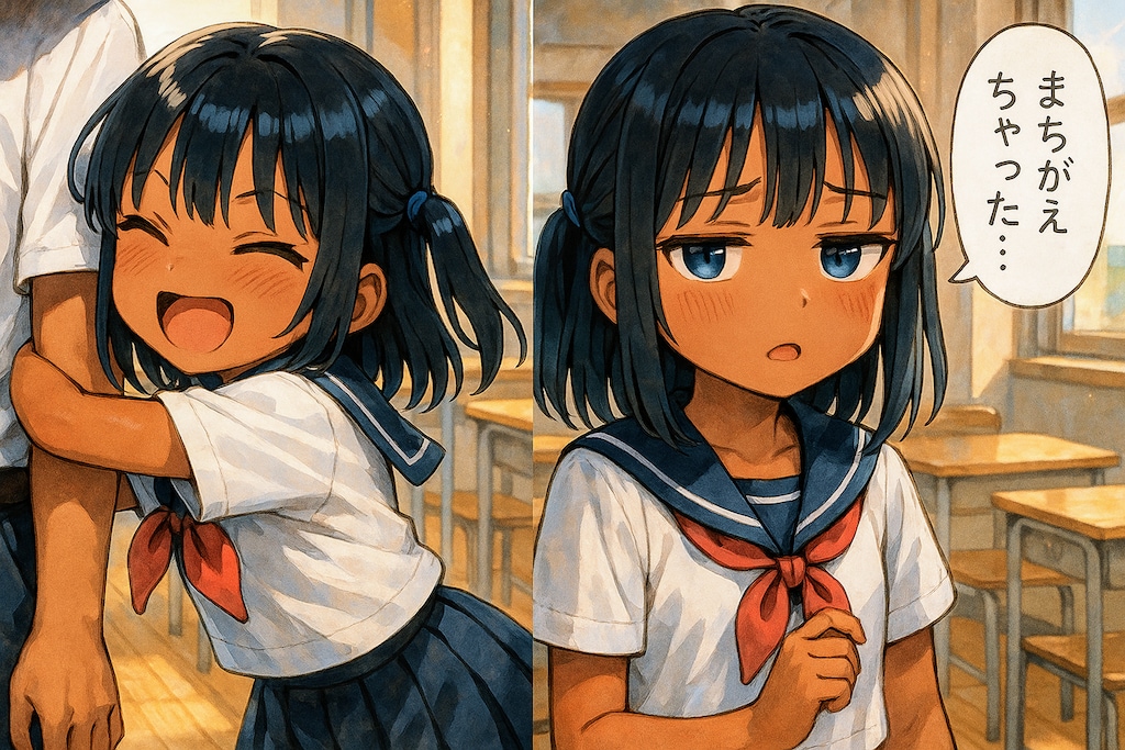 友人と間違えちゃったこなつちゃん