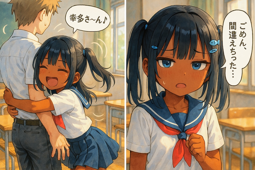 友人と間違えちゃったこなつちゃん