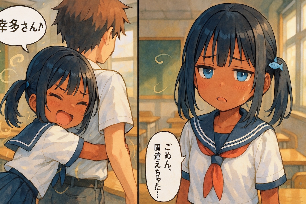 友人と間違えちゃったこなつちゃん