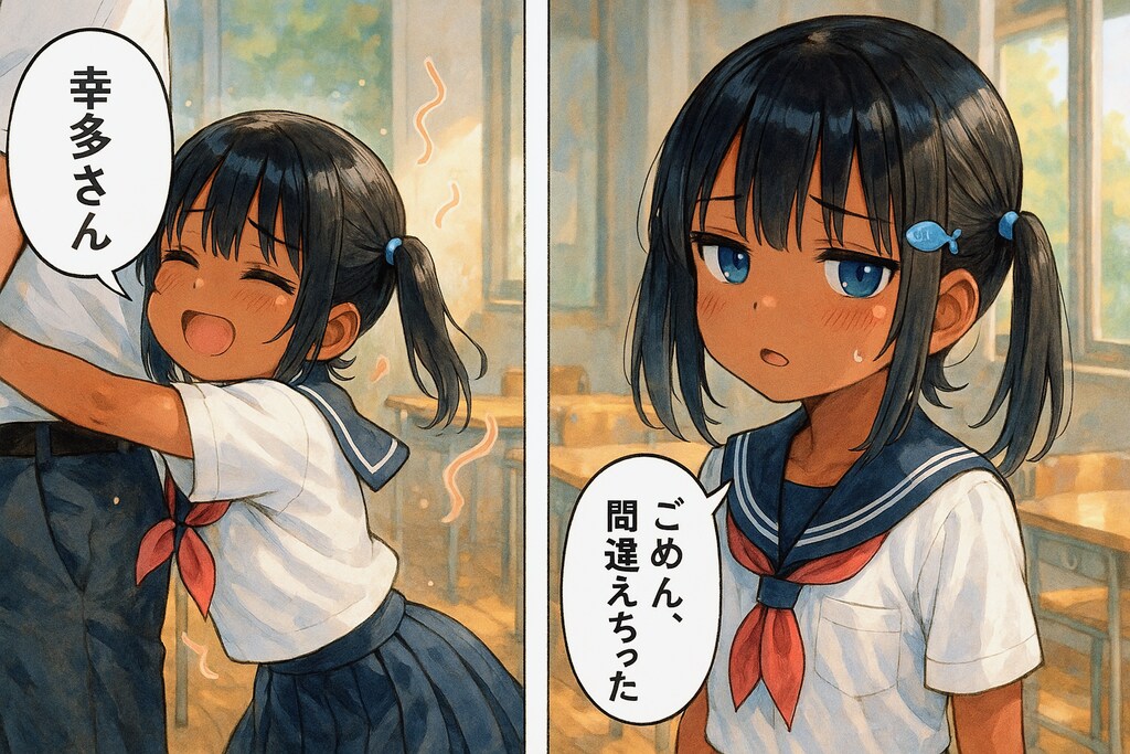 友人と間違えちゃったこなつちゃん