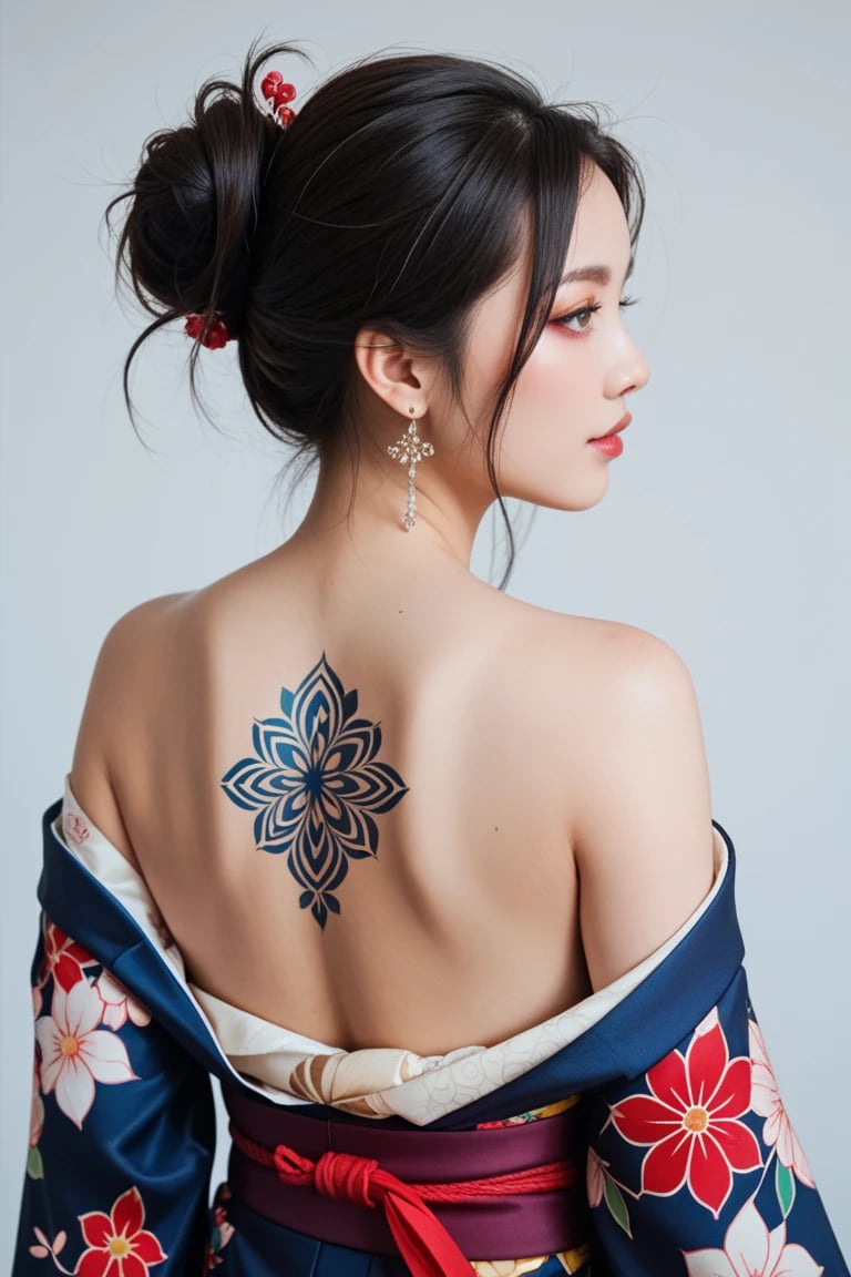 背中で魅せる