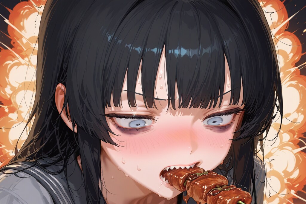 兄ちゃん・・・焼き鳥も爆発するんだね