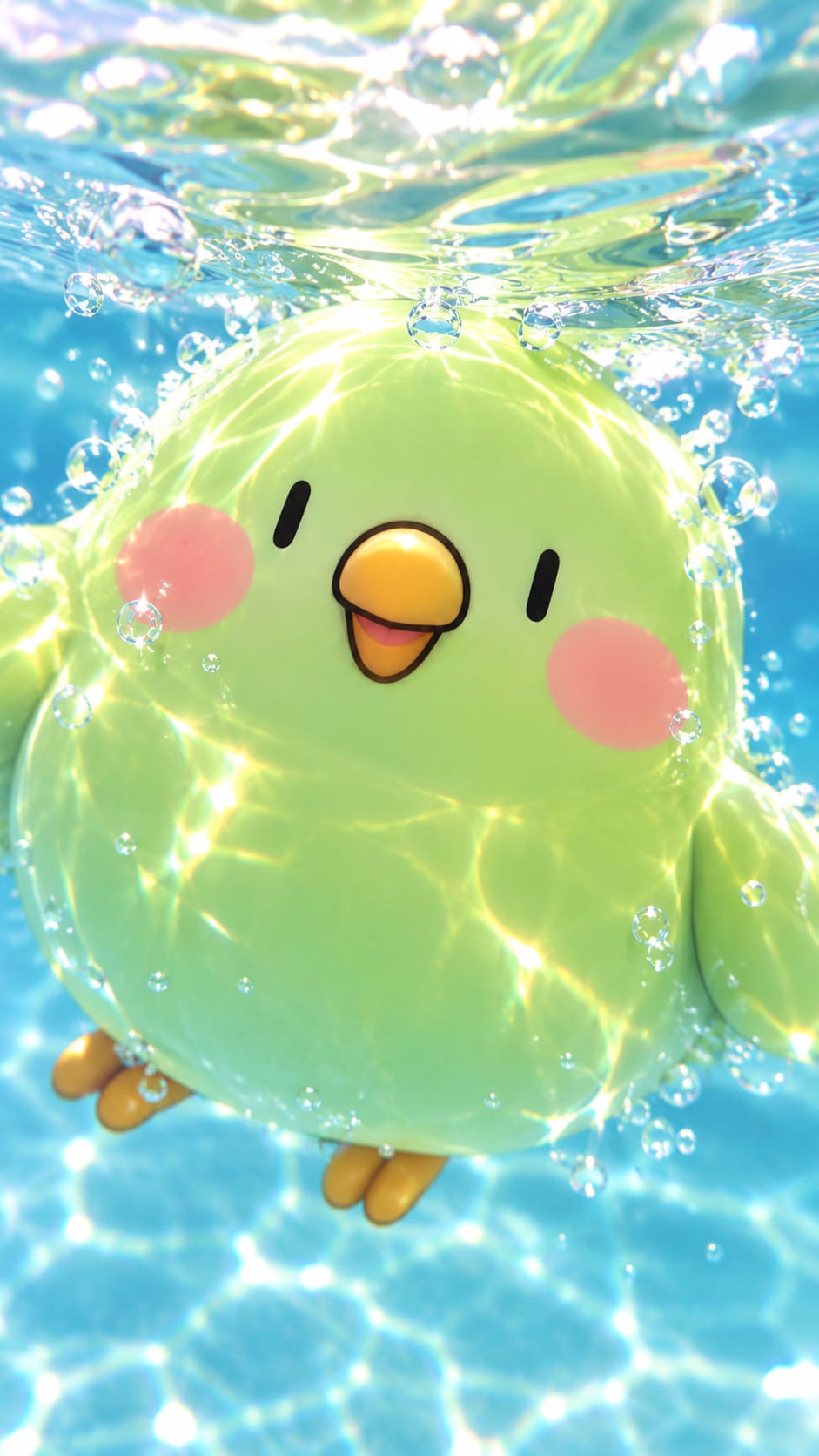 水中インコ | の人気AIイラスト・グラビア