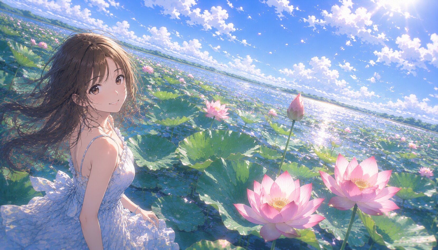 誕生花　0703 ハス