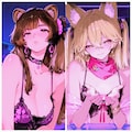 狐と狸 4枚目