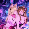 狐と狸 8枚目