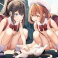 全裸と猫 3枚目