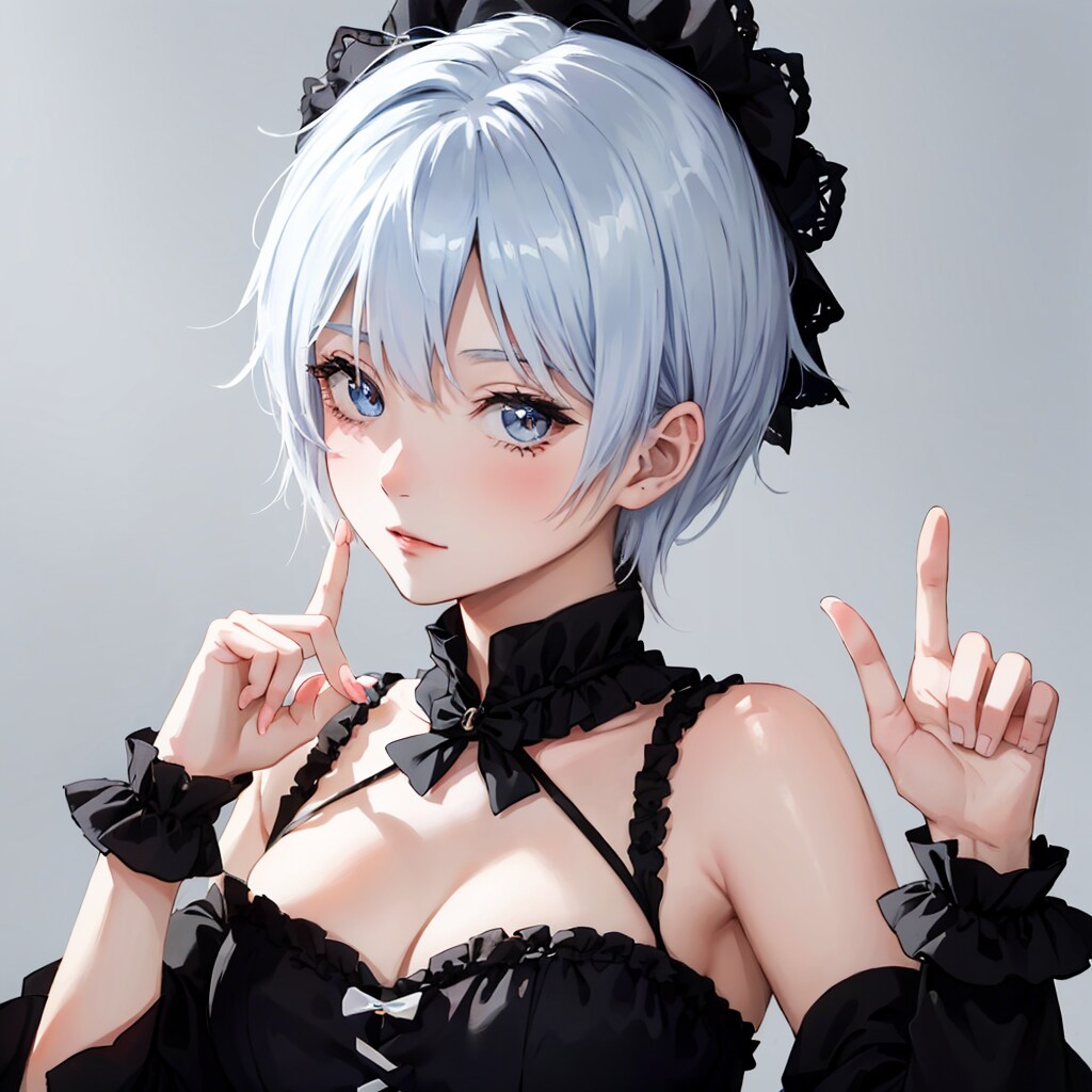 ゴスロリショートカット