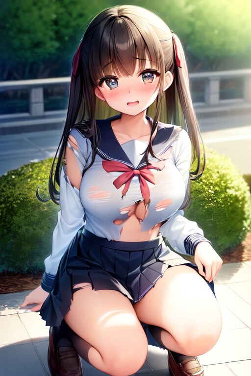 セーラーJKちゃん大ピンチ！