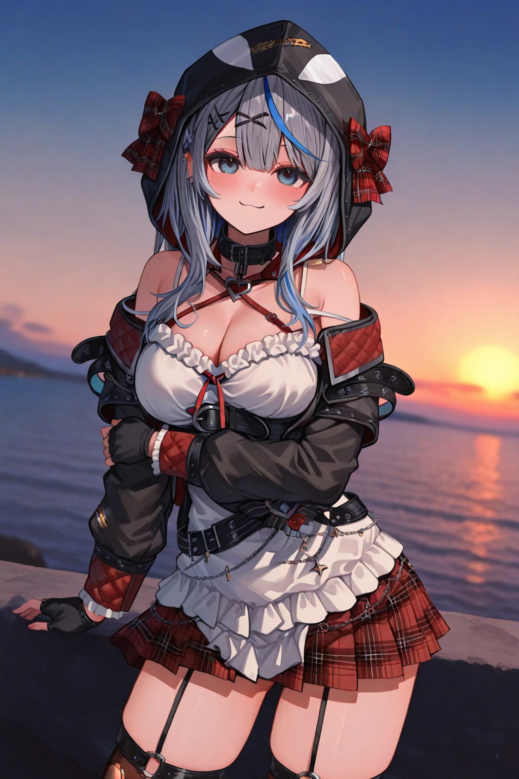 雨海ルカ、沙花叉クロヱコスプレ