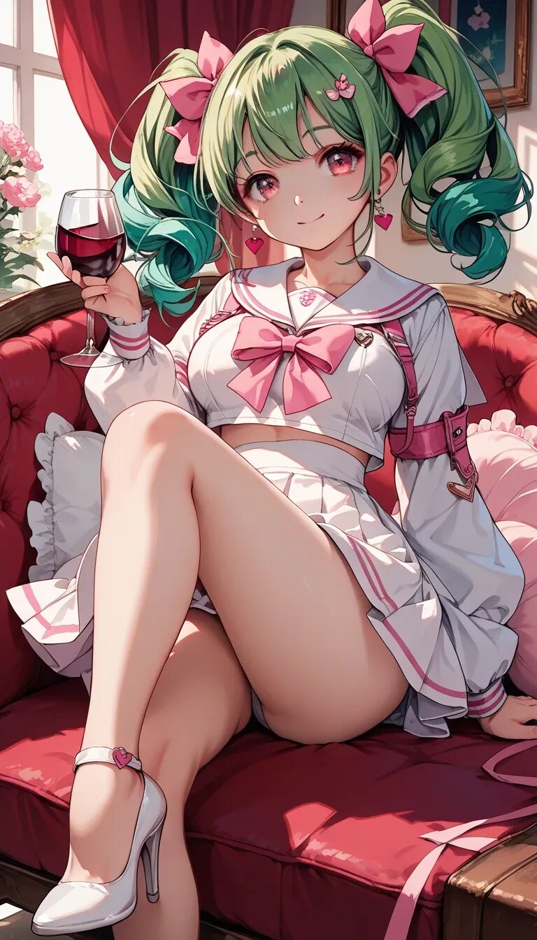 若干パンチラしたのでR15Lunaちゃん