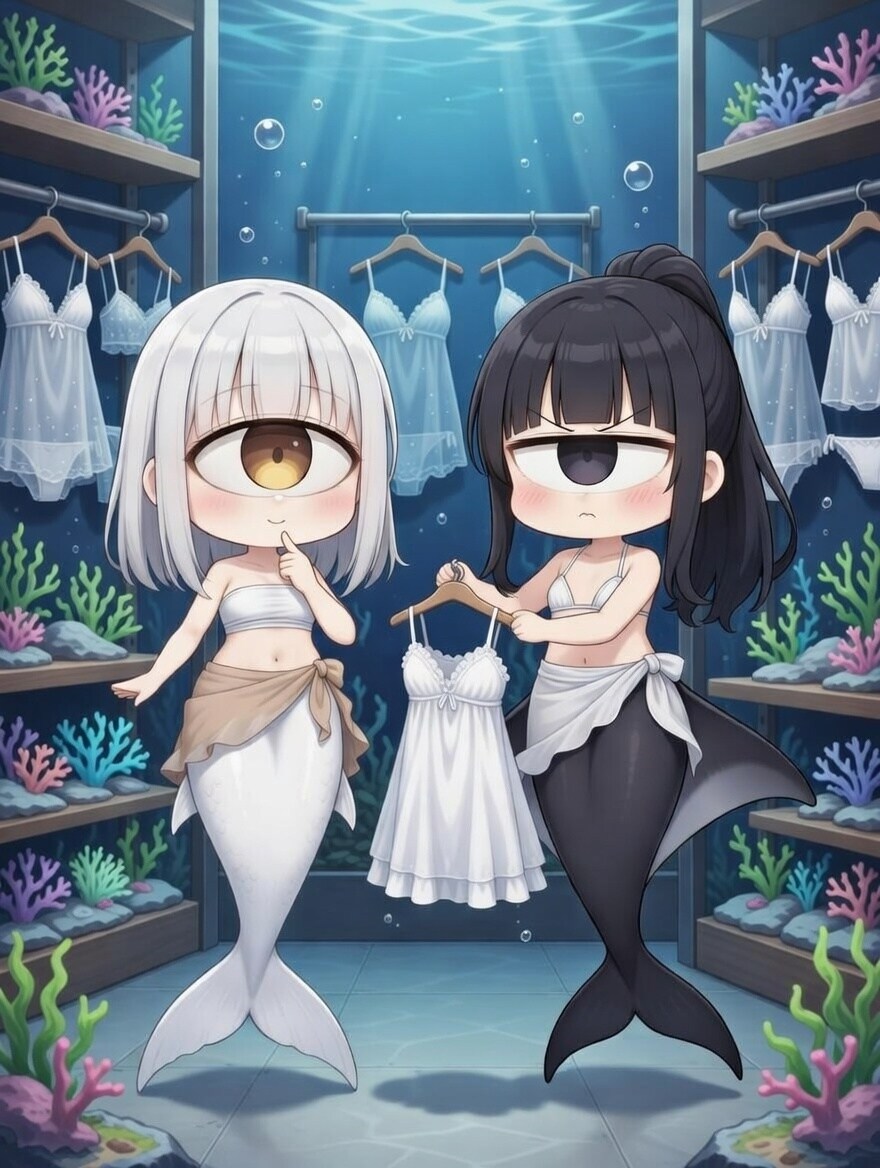 単眼人魚ちゃん.4　ランジェリーショップ２
